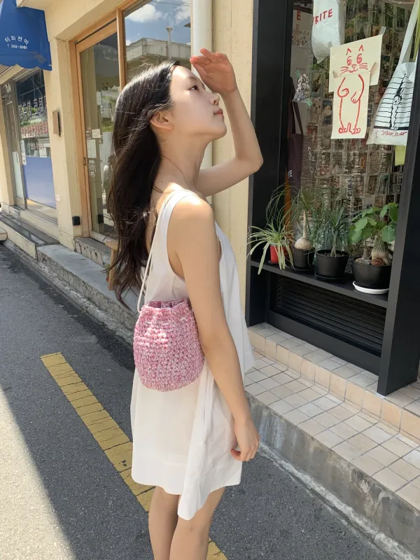 via round bag(pink)