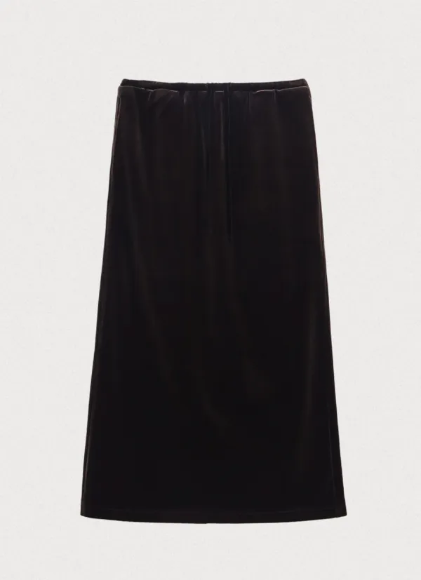 [2nd] Claire velvet skirt - brown