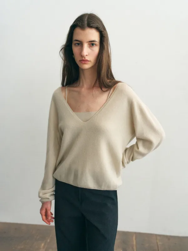 [3rd 예약배송/9월 29일] Lene Wool Knit Set_Beige