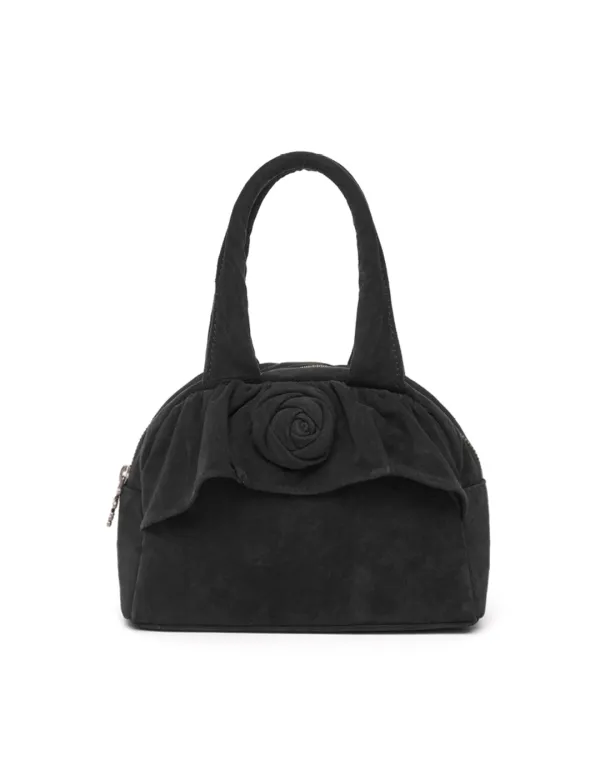 Suede Bang tote Bag (Black)