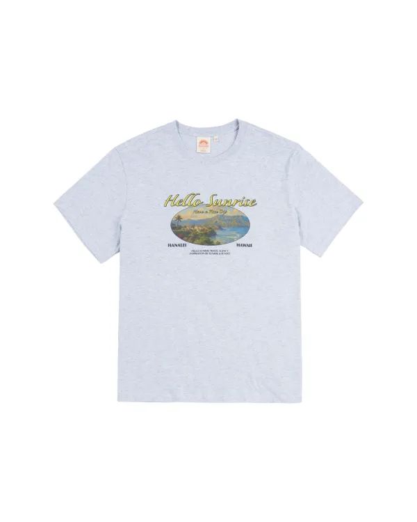 HS Hanalei Bay Tee_3% Melange Gray