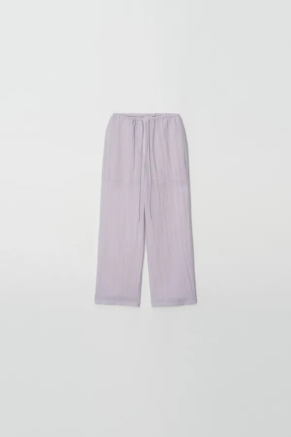 [2차] Sheer Lining Pants (purple)