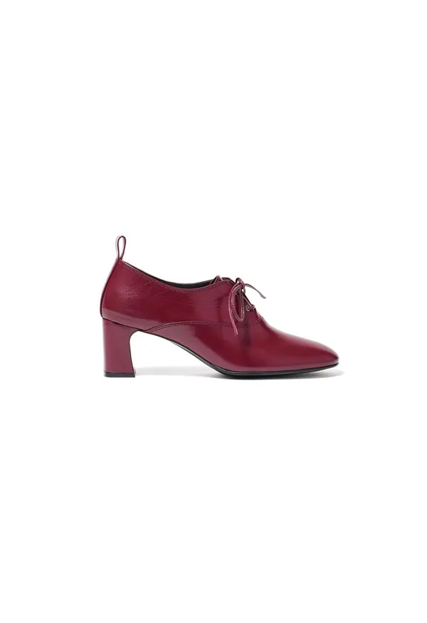 OXFORD PUMPS, BURGUNDY