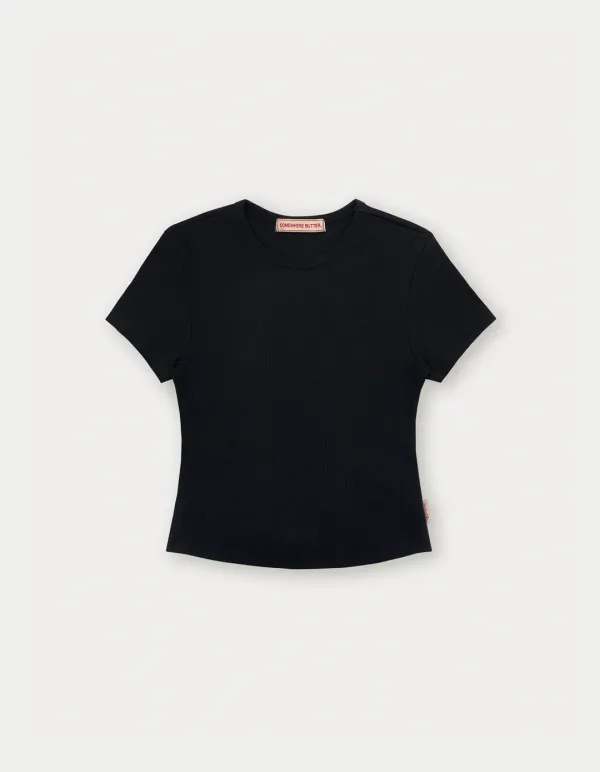 Essential Slim Top - Black