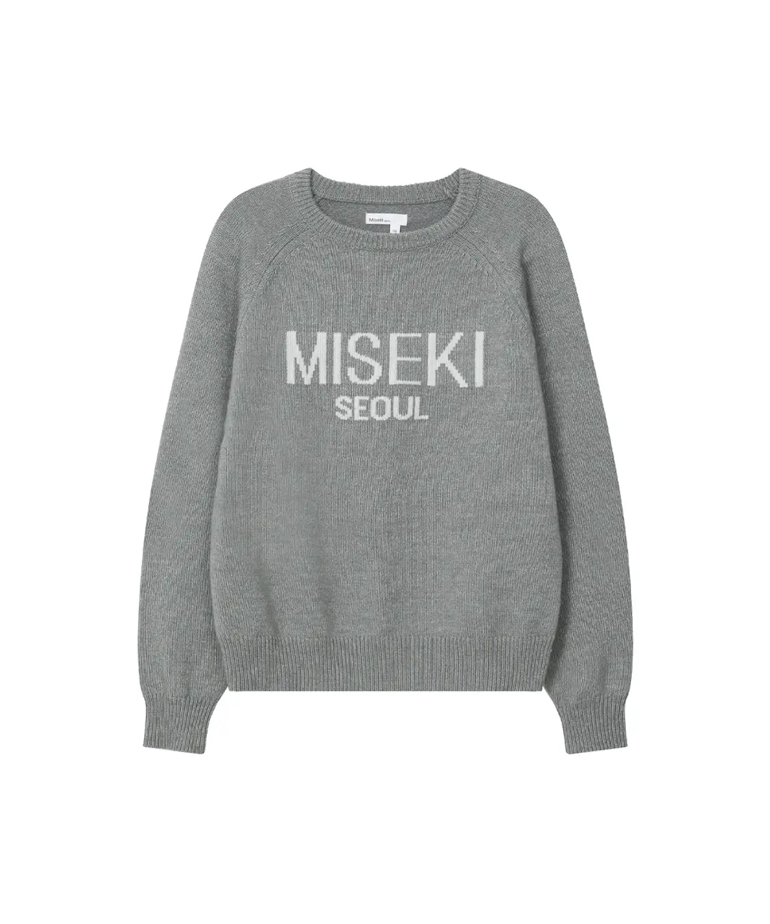 미세키서울 Misekiseoul logo knit GREY 상품 이미지 1