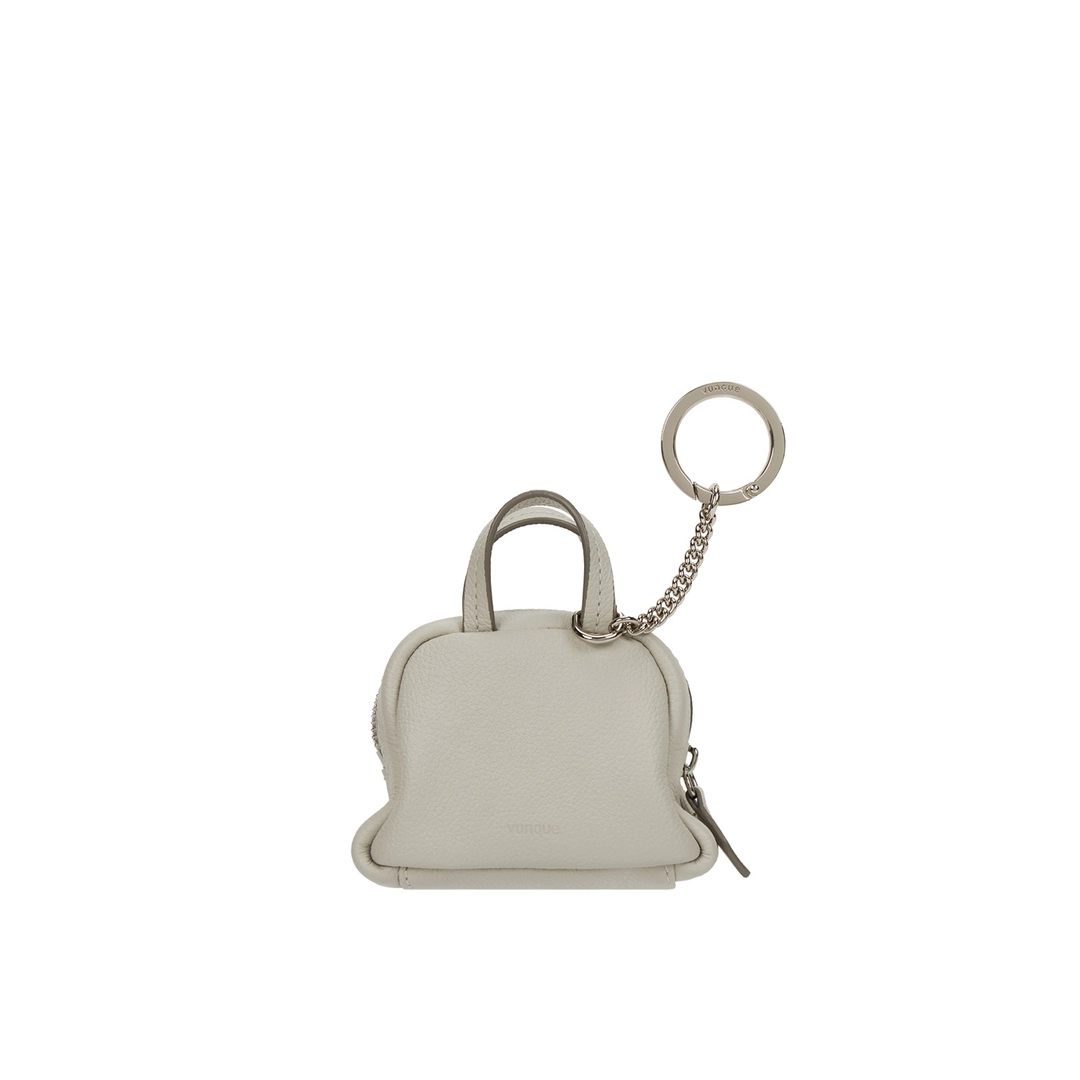분크 Toque Tote Mini Pouch Charm (토크 토트 미니 파우치 참) Light Beige 상품 이미지 3