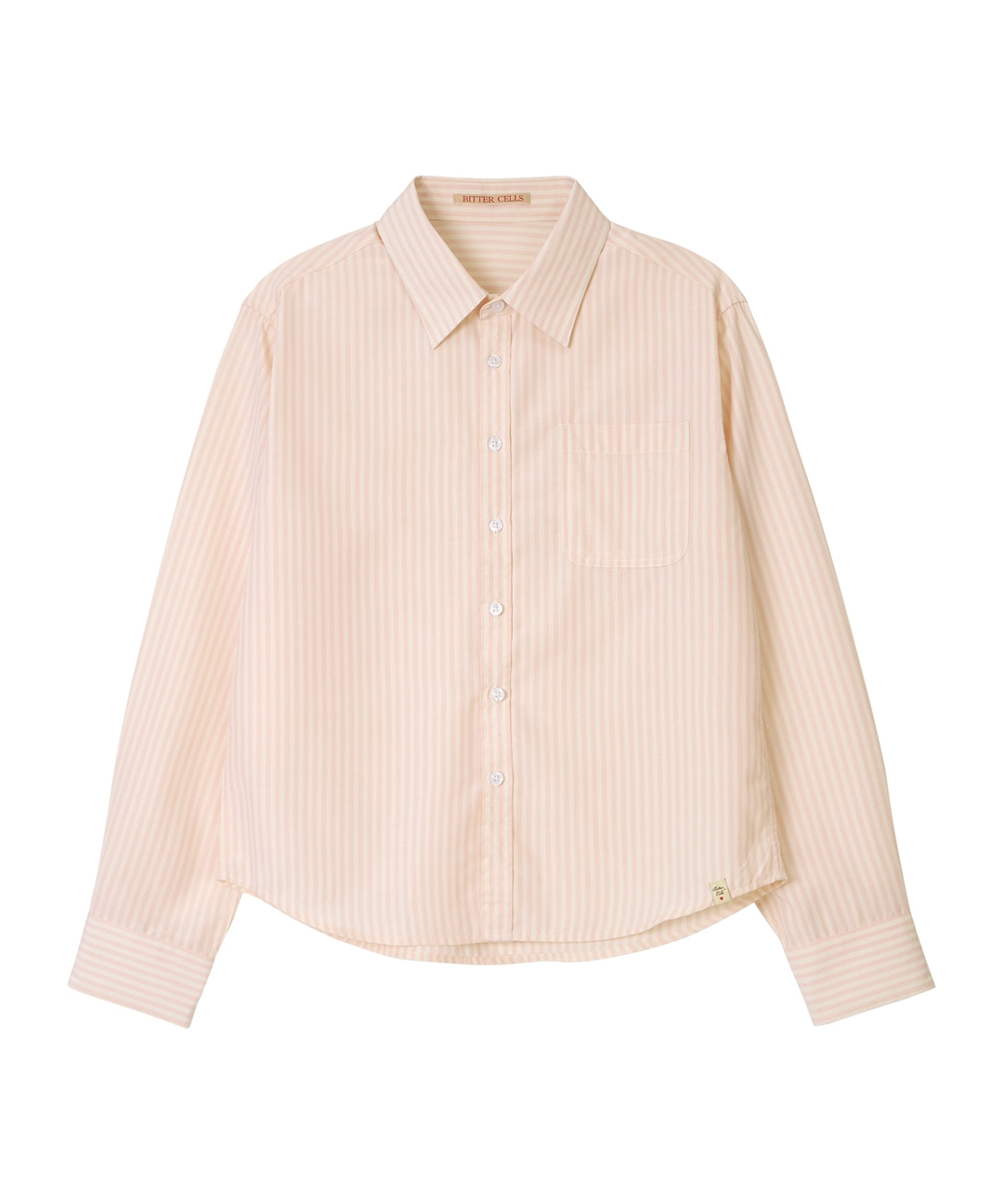 비터셀즈 Standard Lauren Stripe Shirt-Pink 상품 이미지 1