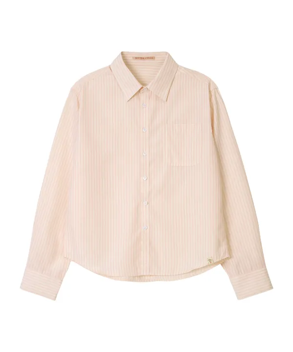 Standard Lauren Stripe Shirt-Pink