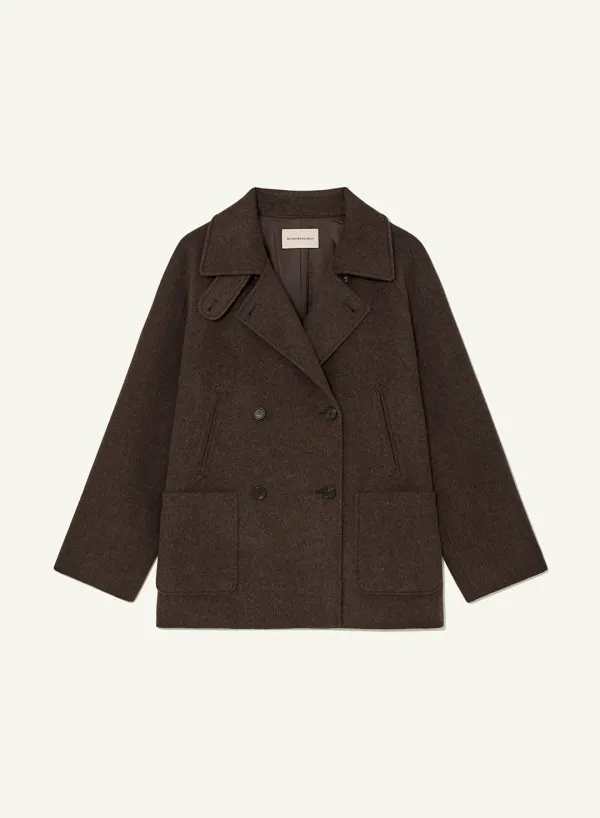 Metis Half Coat Taupe