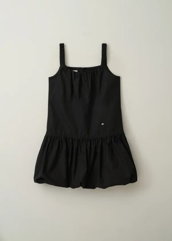 BALLOON MINI DRESS (moat black)