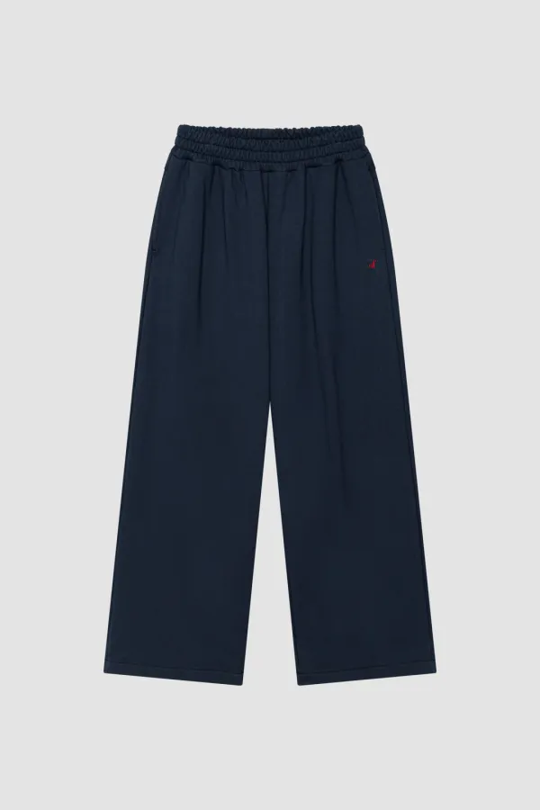 TWO-WAY WIDE SWEAT PANTS_NAVY