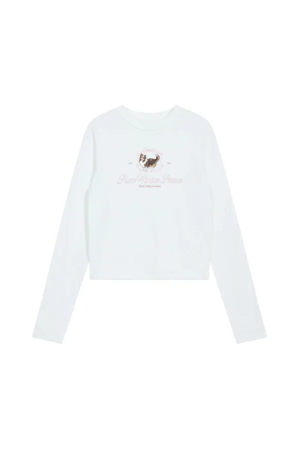 RiRi LOGO LONG SLEEVE - WHITE