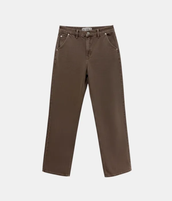 Vintage Brown Washed Pants