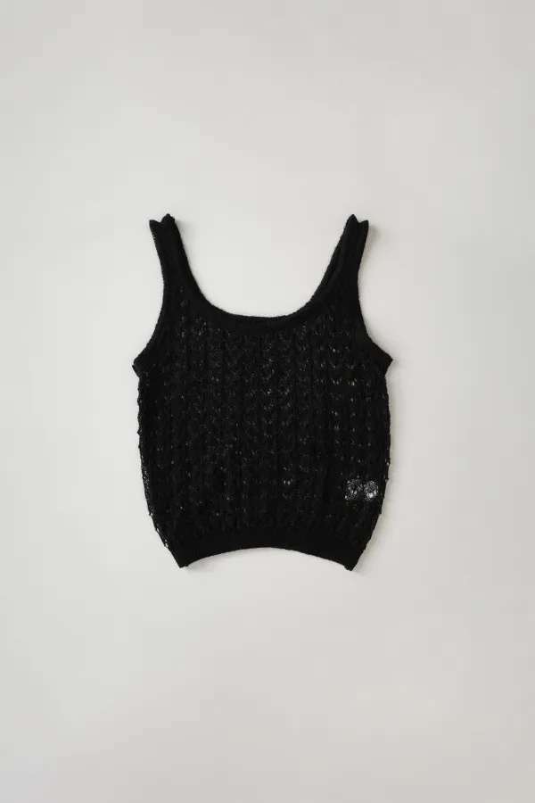 Mohair Bustier (black)