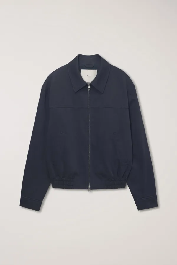 UNISEX COLLARED BLOUSON JACKET NAVY_UDJU6A109N2