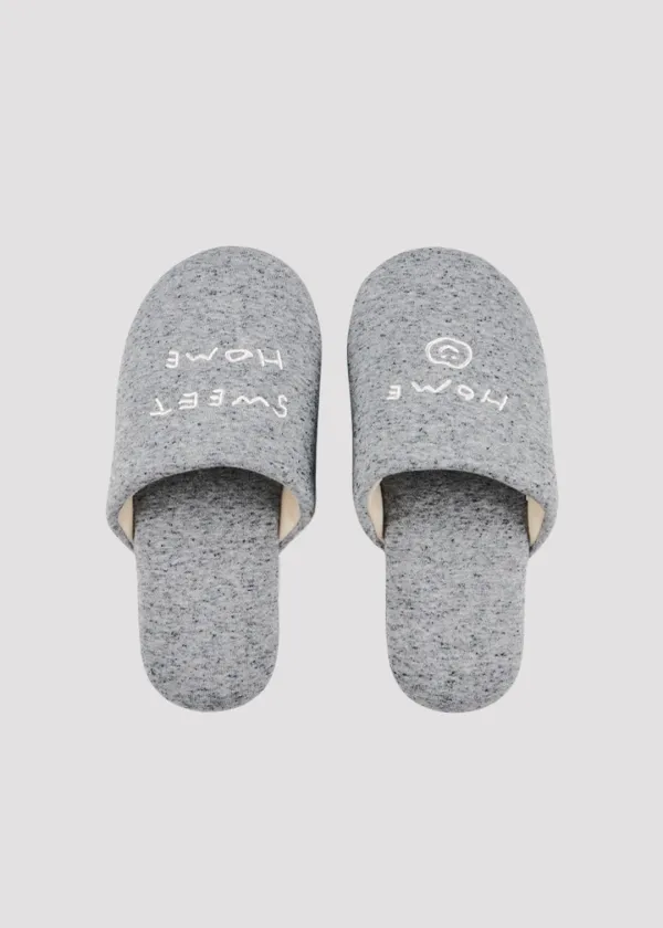 ROOM SHOES HOME SWEET HOME GREY