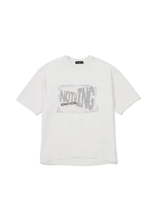 OPENED OVERSIZED T-SHIRT (WHITE)
