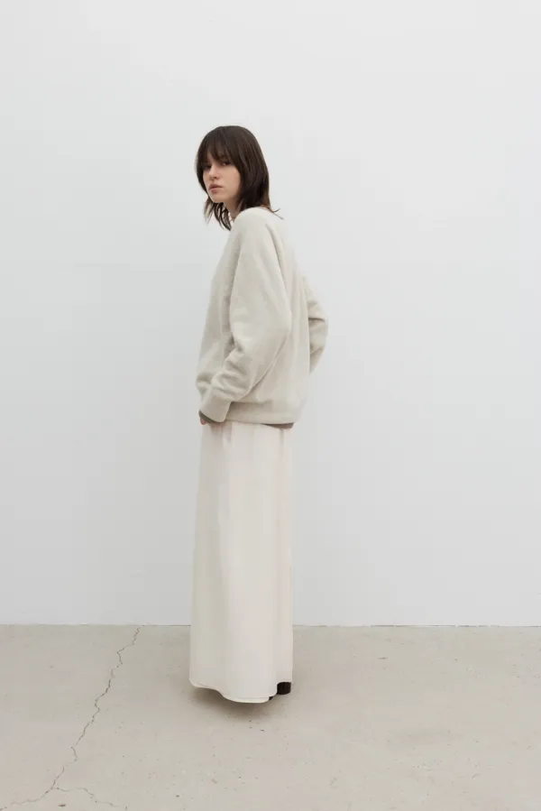 [2nd] Double Layer Sheer Skirt (Ivory / Light Gray / Brown / Black)