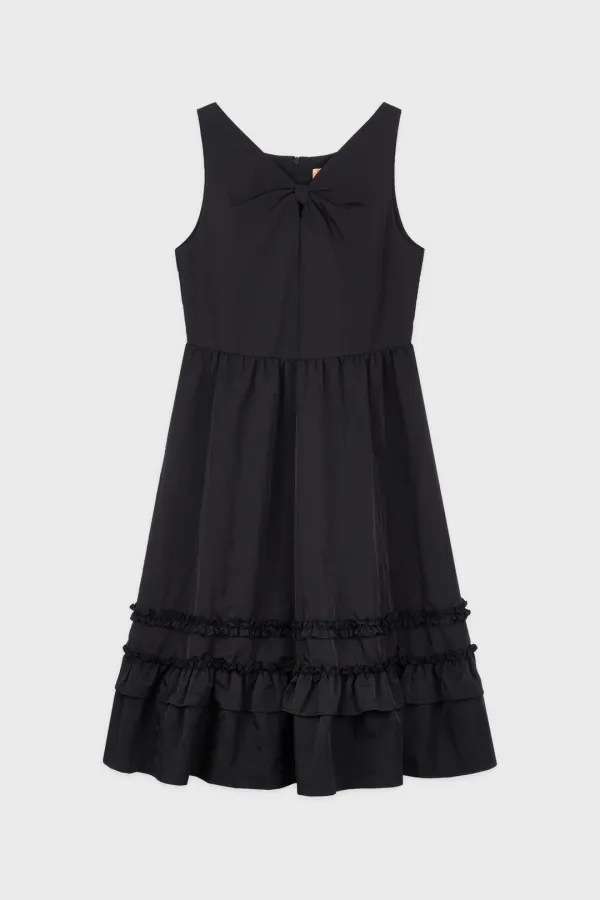Bow Tiered One-Piece (Black)