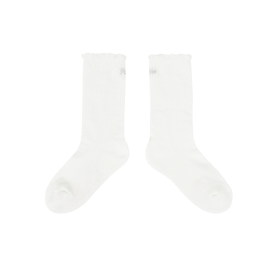 피브비 Frill Socks (cloud white) 상품 이미지 1