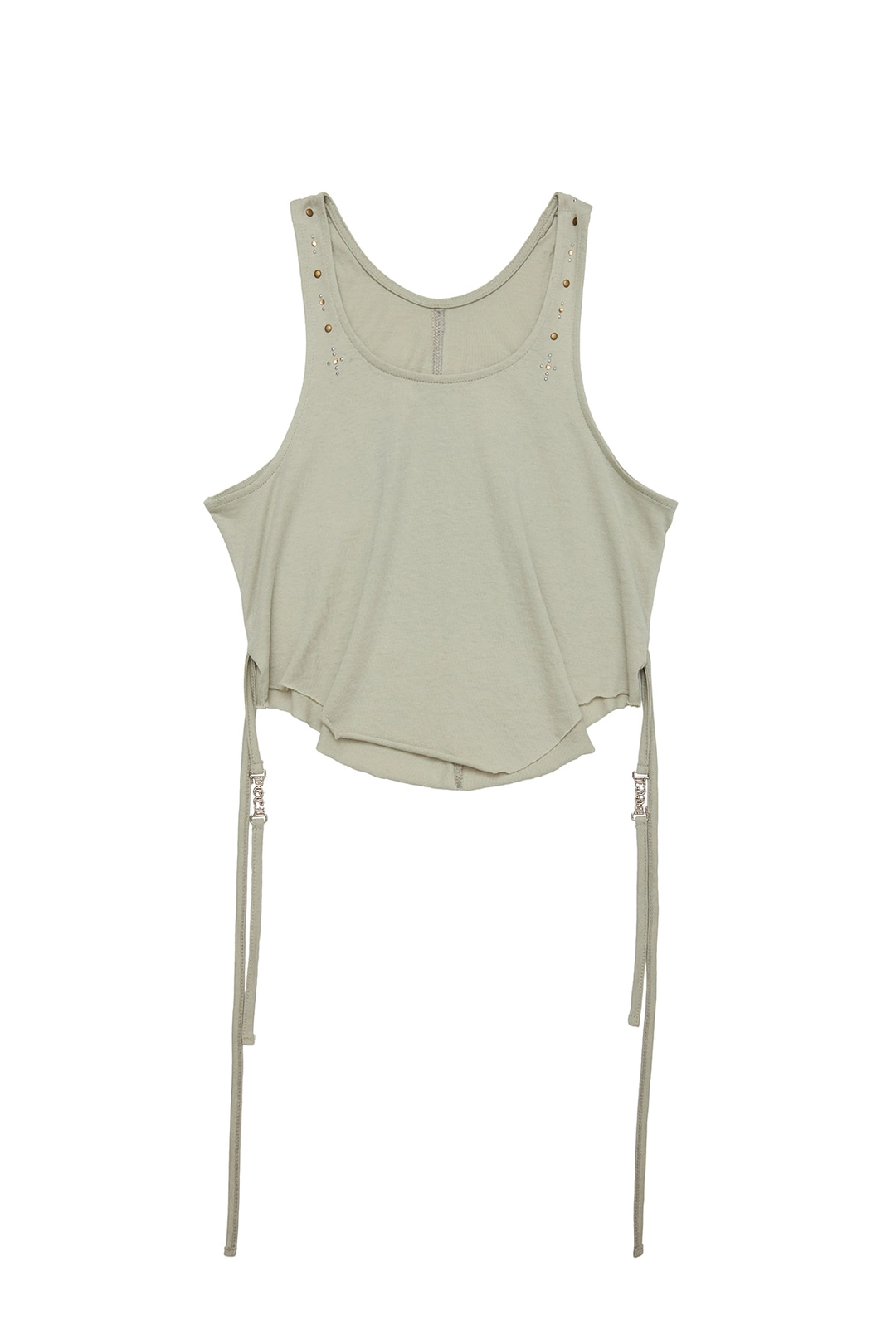 와이이이엘 SIDE STRING TANK TOP KHAKI 상품 이미지 1