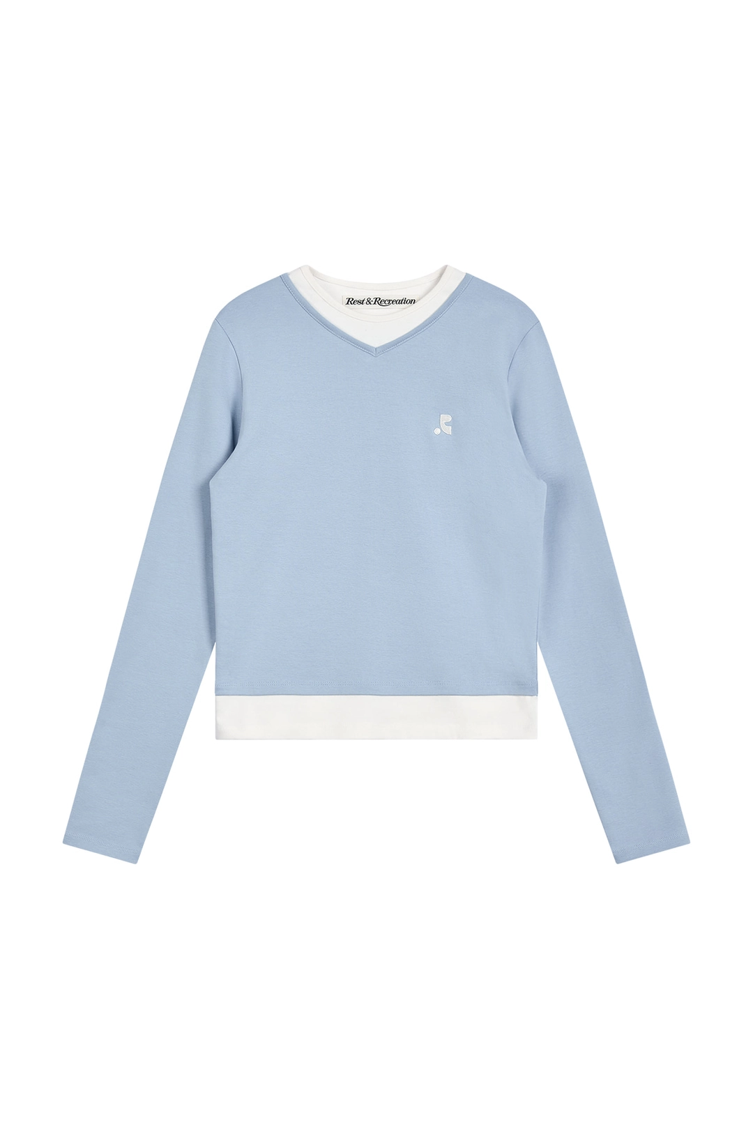 레스트앤레크레이션 LAYERED LONG SLEEVE - SKY BLUE 상품 이미지 1