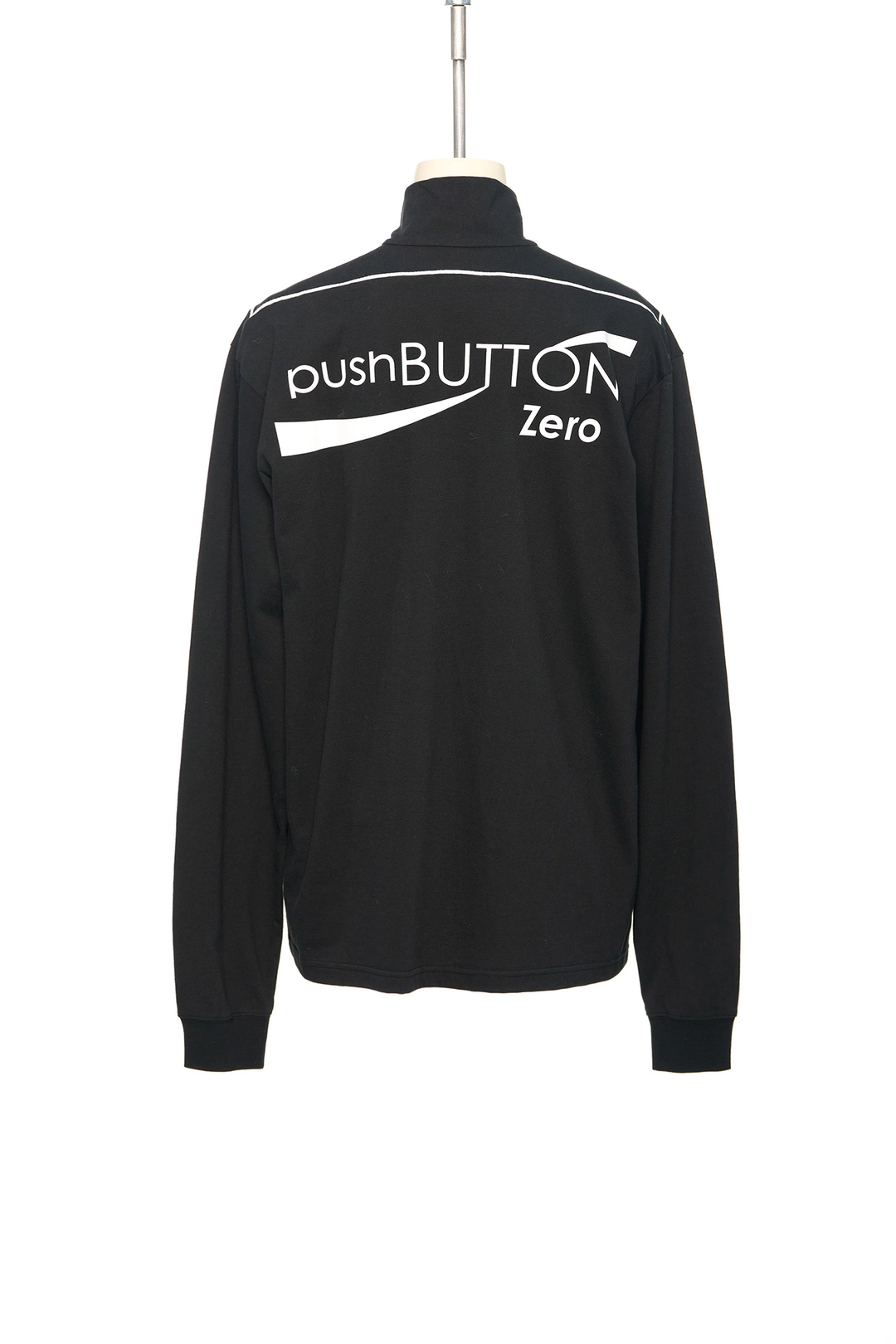 푸쉬버튼 FW25 ZERO BLACK HALF ZIP SWEATSHIRT 상품 이미지 3