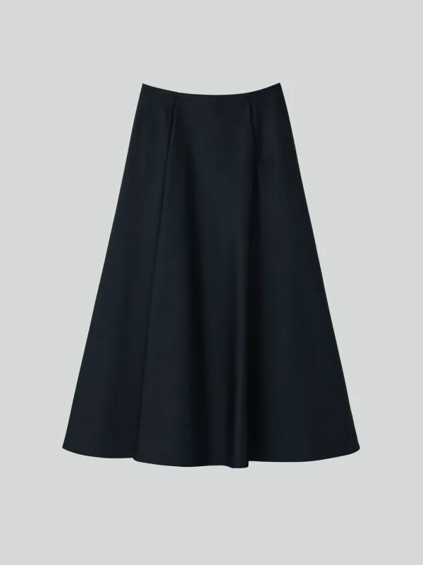 CIRCLE FLARE SKIRT (BLACK)