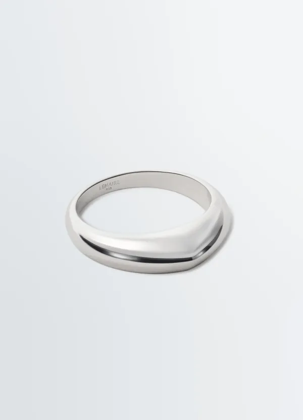 DROP RING IN SILVER