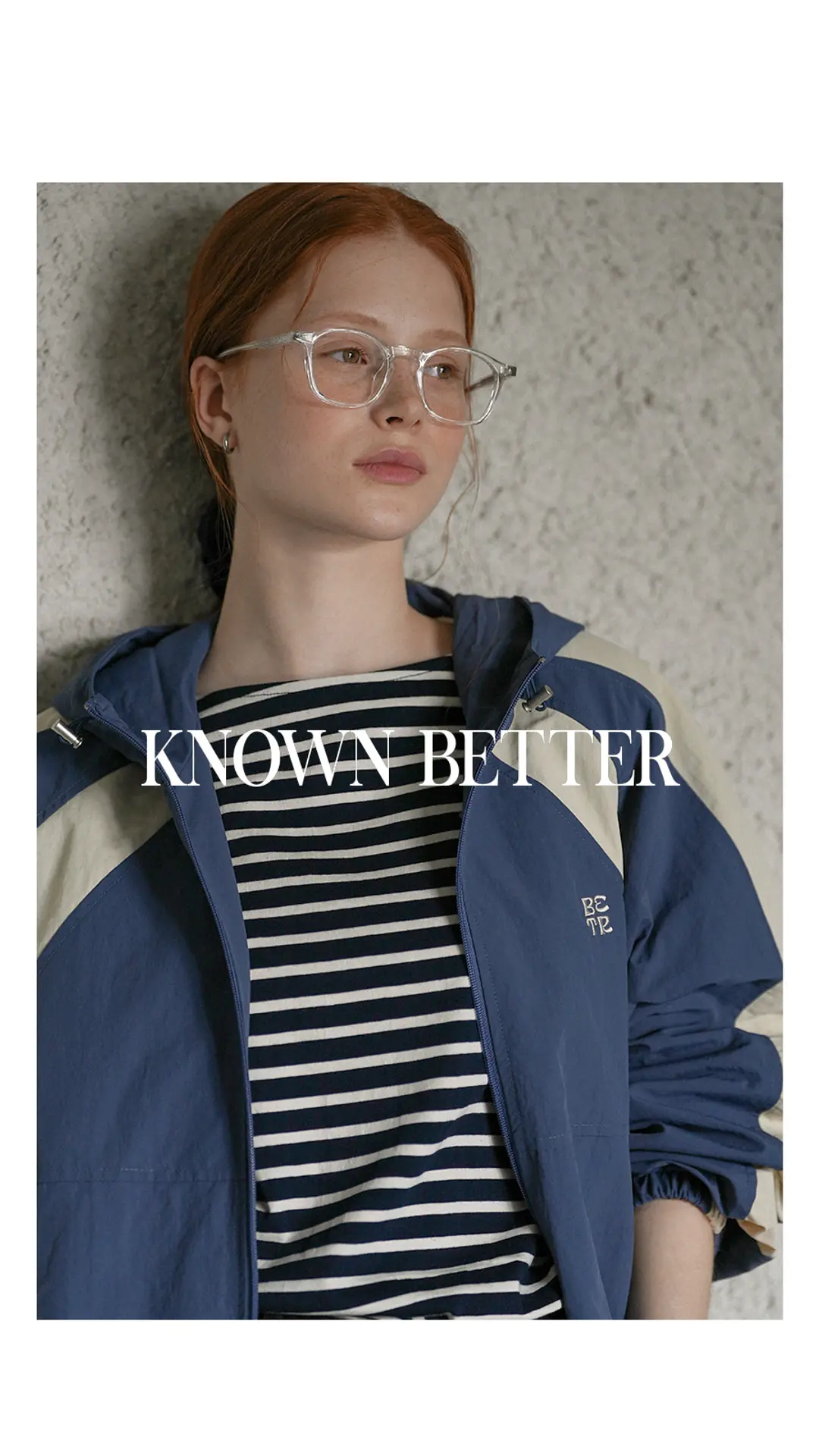 노운베러 Coloring raglan wind hood jumper_Blue 상품 이미지 3
