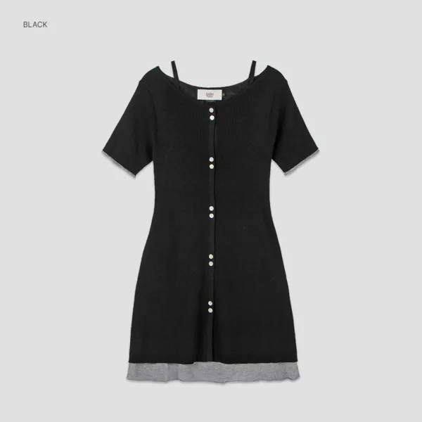 (Z-OP-6290)TALLI SUMMER KNIT DRESS