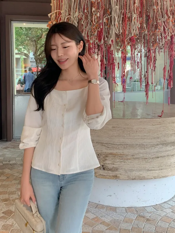 로이 투웨이 블라우스 (아이보리ver)