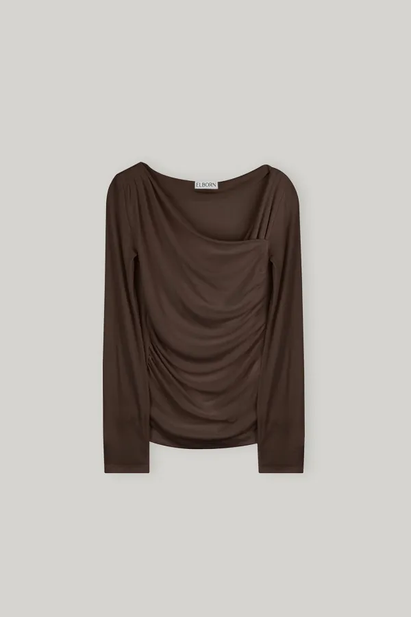 Ciara Drape Shirring Top