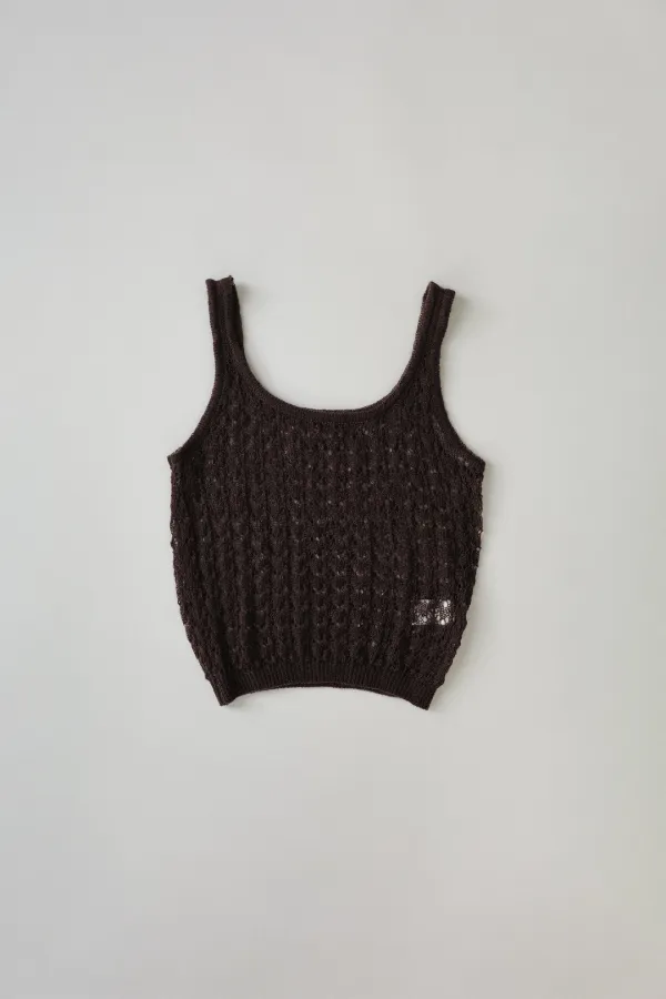 Mohair Bustier (brown)