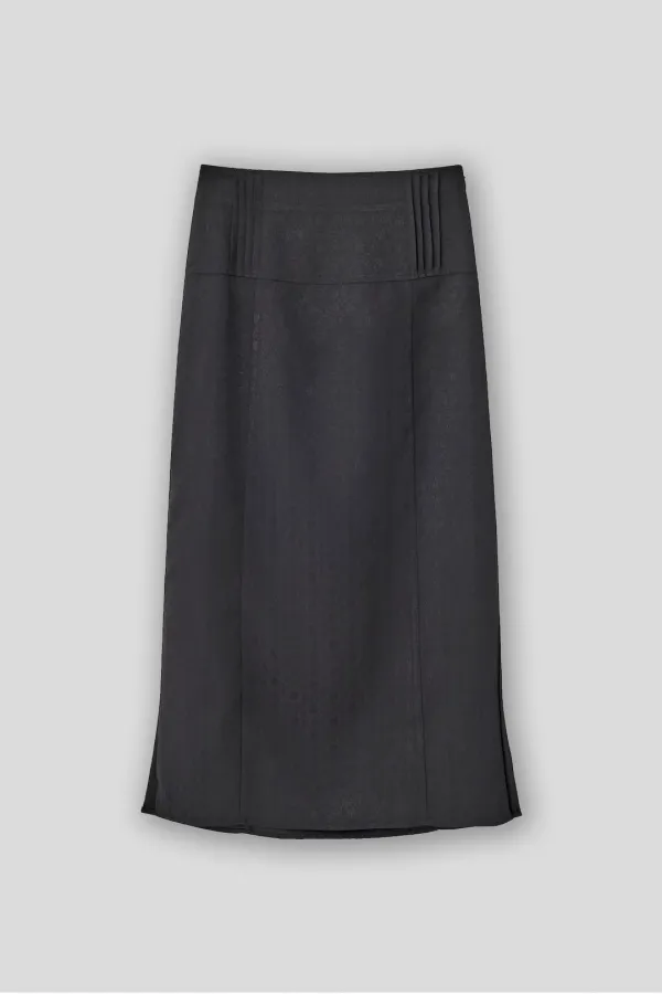 T/T Dante Jacquard skirt (black)