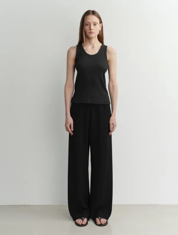 Jena Sleeveless Top (Black)