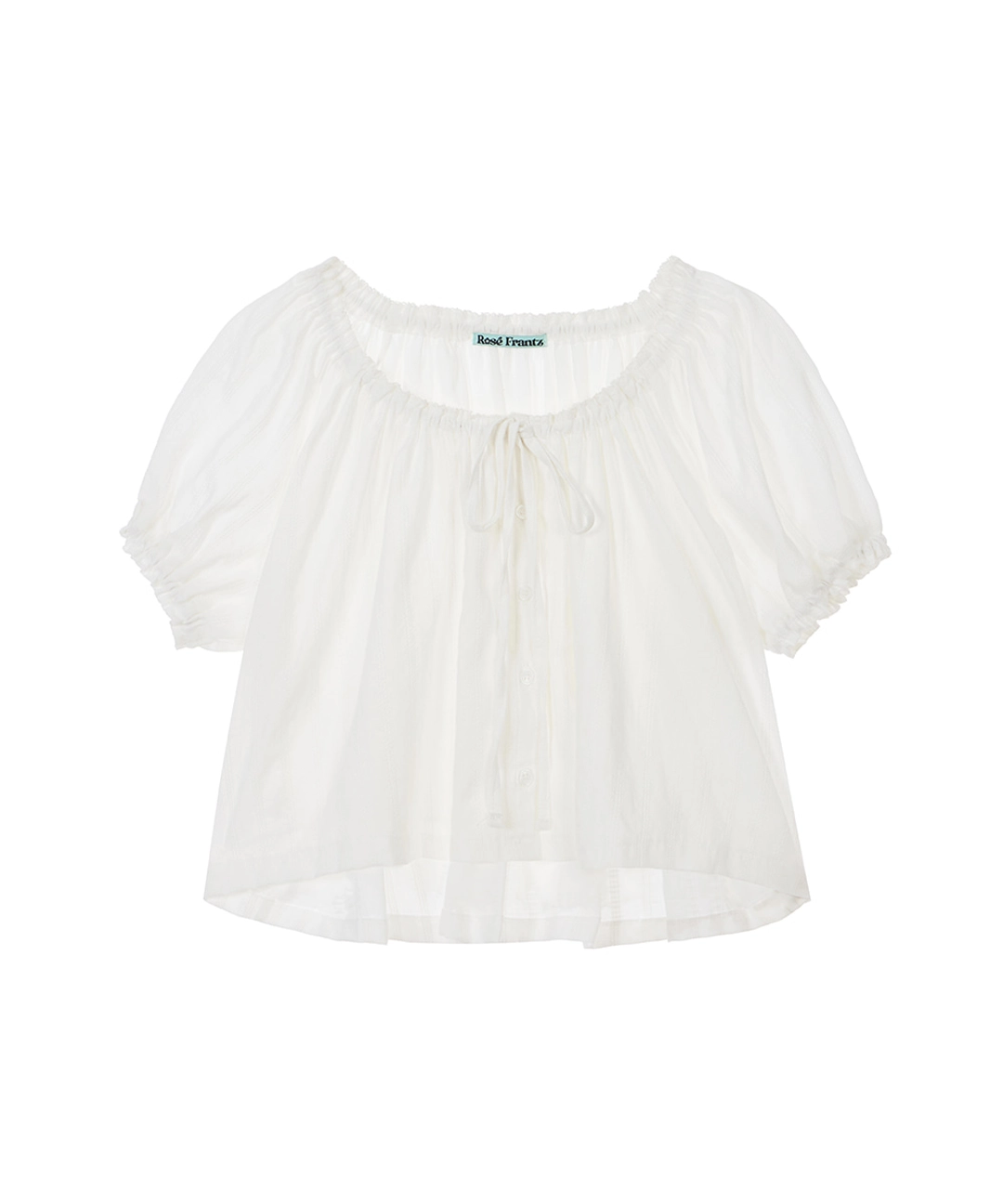 로제프란츠 Puff Ribbon Blouse [White] 상품 이미지 1