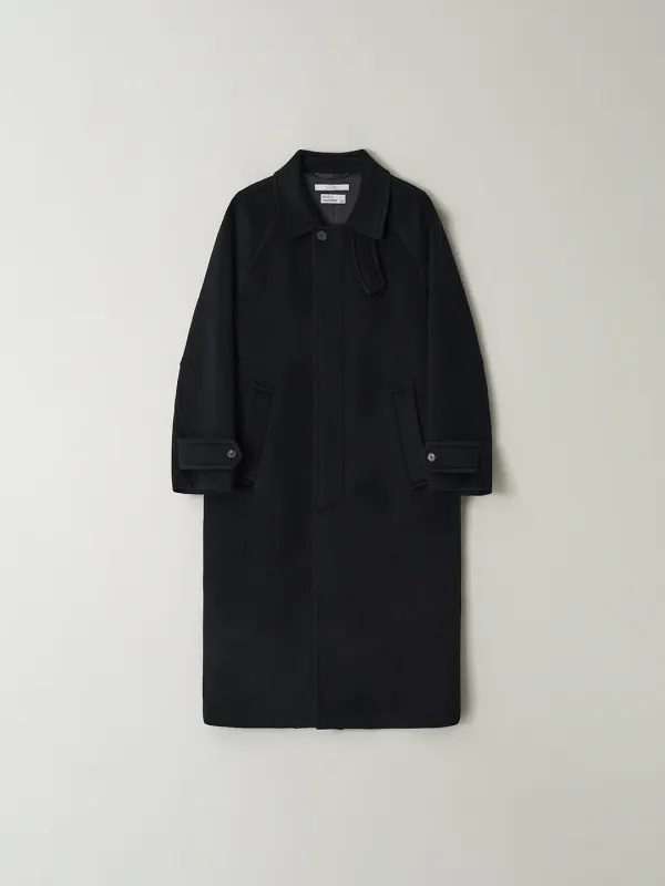 Ness balmacaan coat_black
