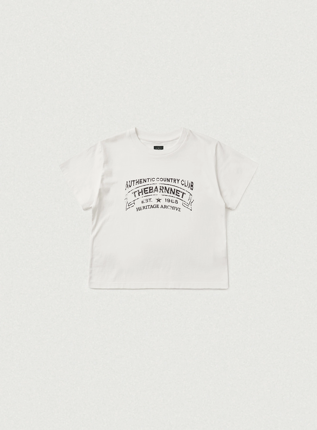 더바넷 Heritage Brushed Cotton Tee_Off White 상품 이미지 1