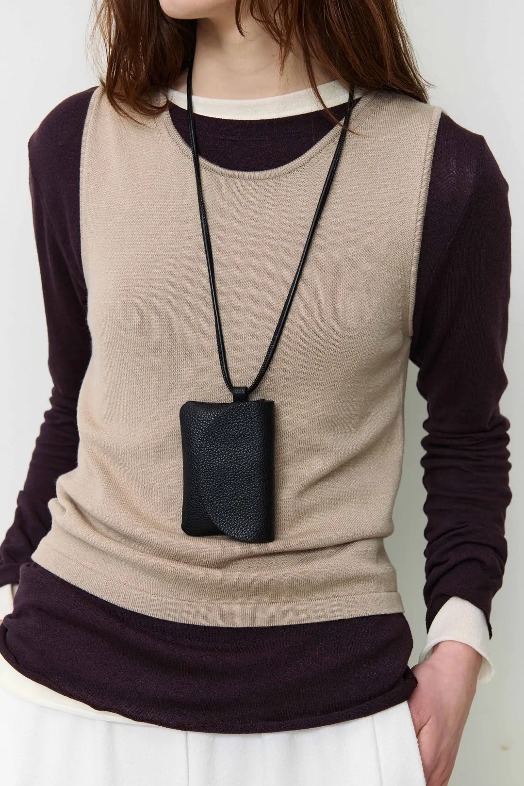 레터 [2차] Covent sleeveless knit (taupe) 상품 이미지 2