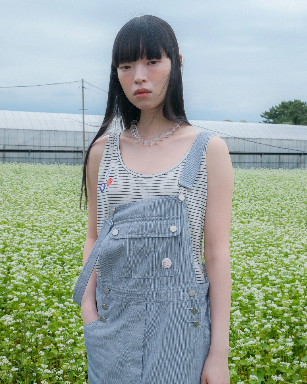 플레따 [2차] [Exclusive] flétta Stripe Sleeveless Top_4 Colors 상품 이미지 2