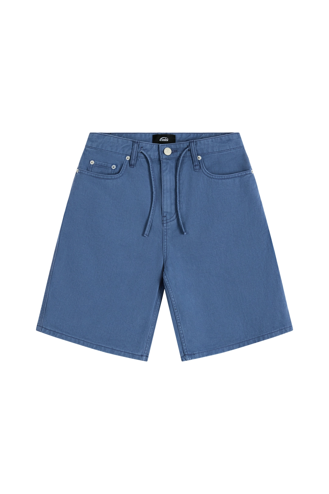 이미스 DRAWSTRING COTTON SHORTS-BLUE 상품 이미지 1