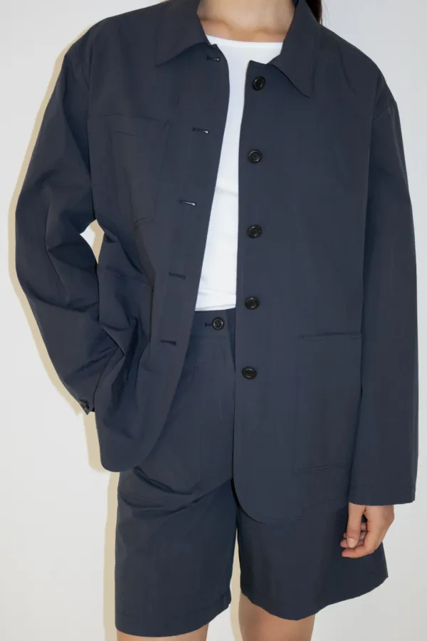 Breeze Cotton Work Jacket (Navy)