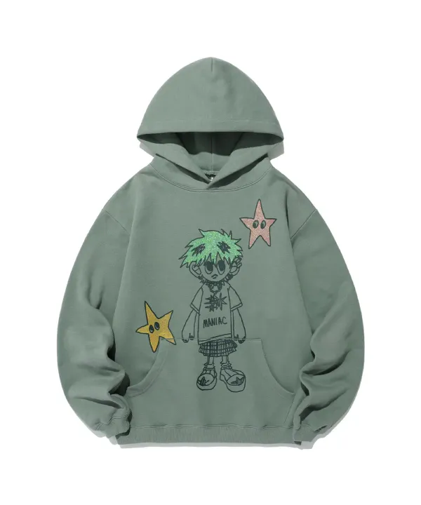 little ghost boy hoodie[green]