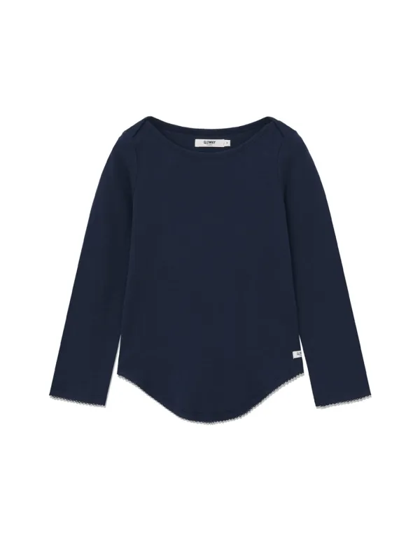 3/4 SOFT WAVE TEE (NAVY)