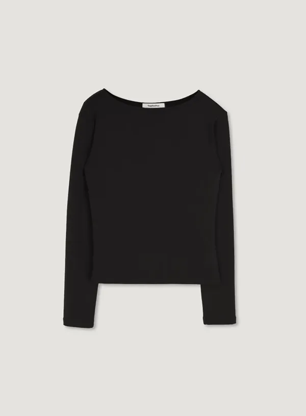 ARI BOAT NECK TEE