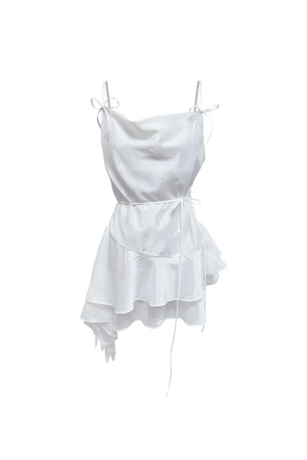 NYX MINI DRESS / WHITE