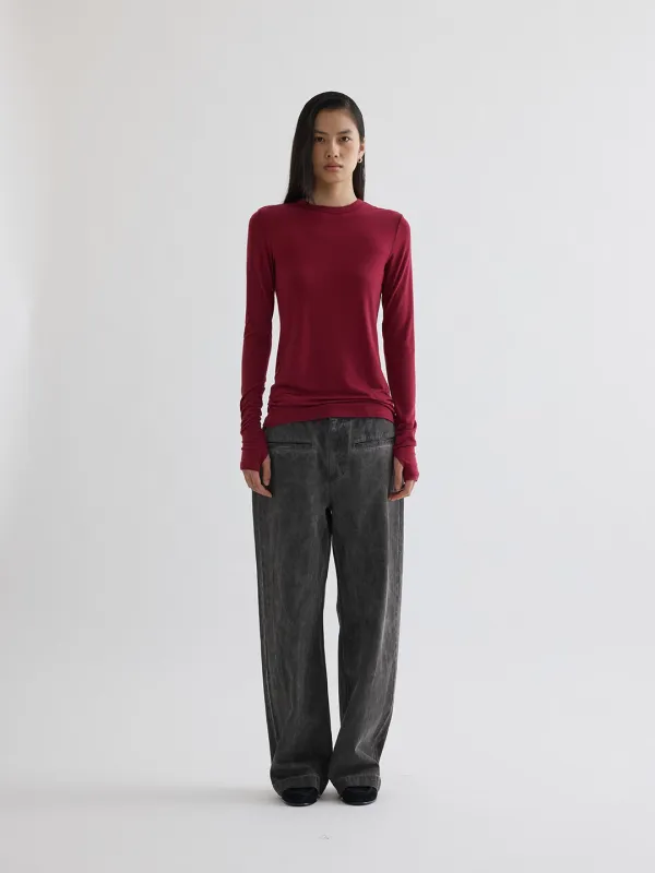 Emitt straight DN - Washed charcoal