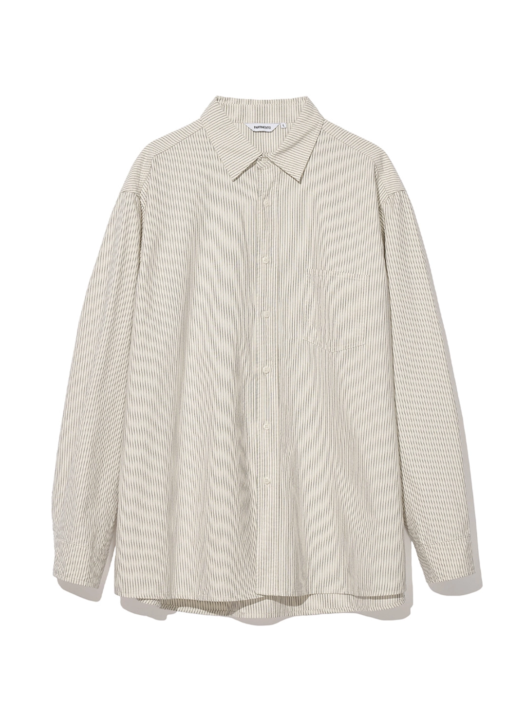 파르티멘토 Pin Stripe Shirts_Ivory 상품 이미지 1