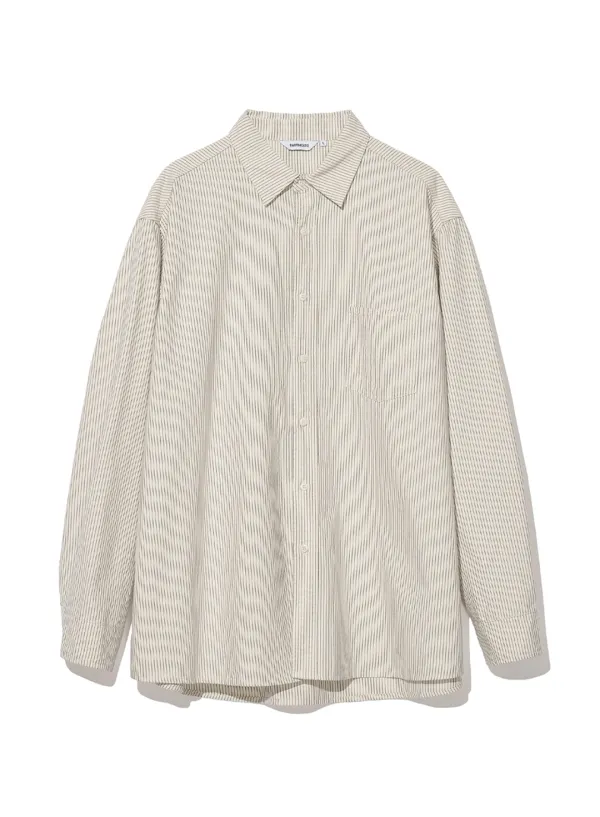 Pin Stripe Shirts_Ivory